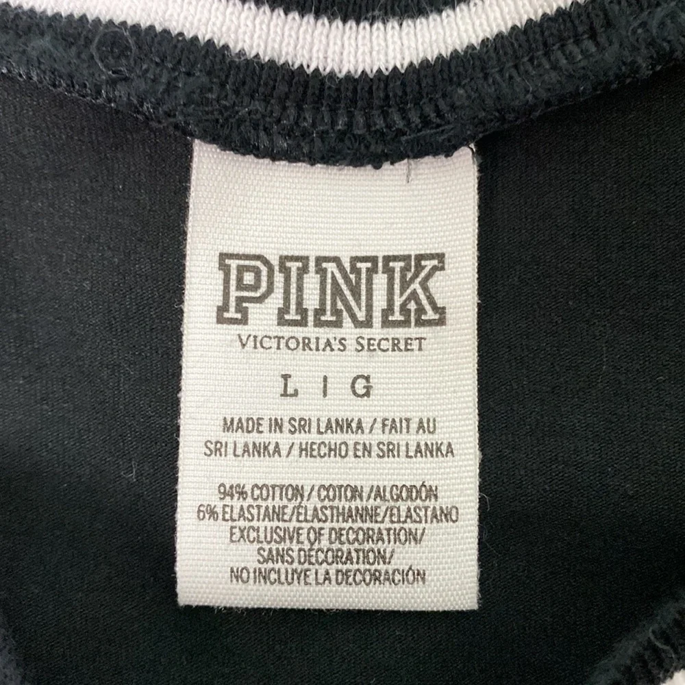 PINK Victoria’s Secret Black Skater Style Dress  Size Large - Picture 11 of 12